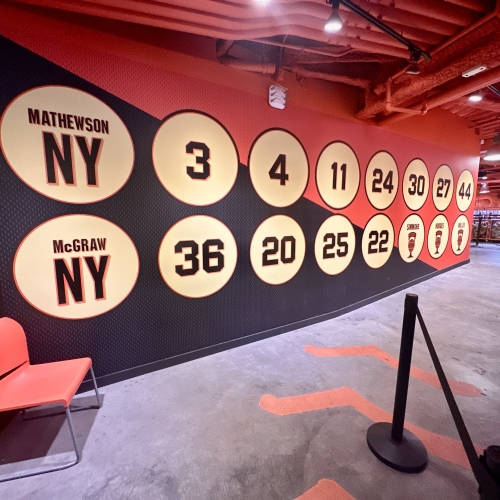 Oracle Park Wall of Fame