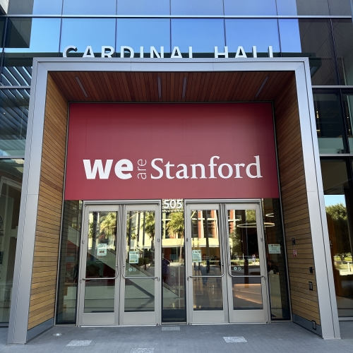 Front entrance of Cardinal Hall