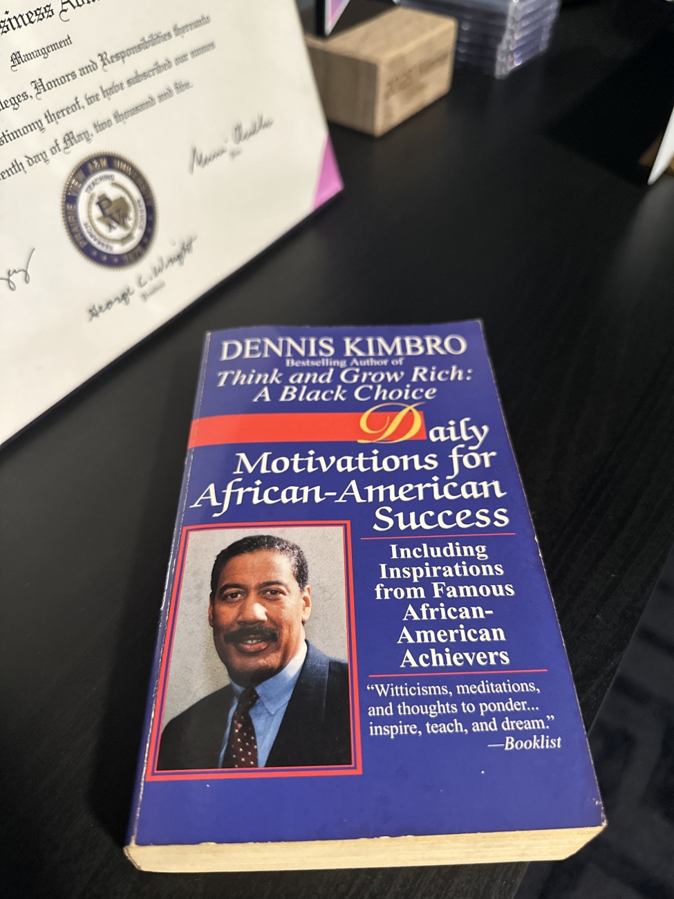 Daily Motivations for African-American Success By Dennis Kimbro book cover