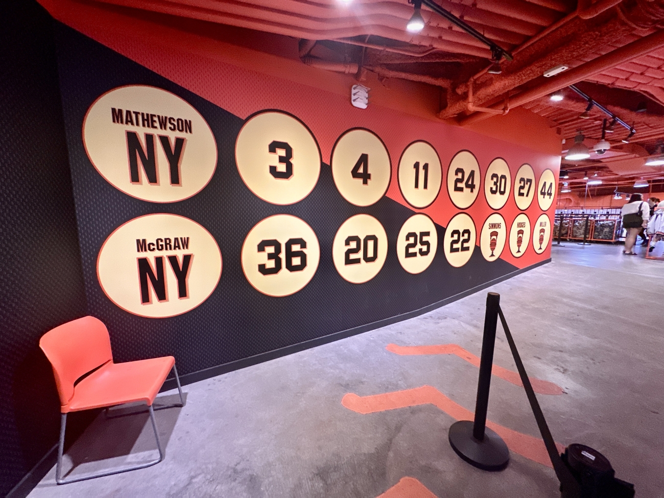 Oracle Park Wall of Fame