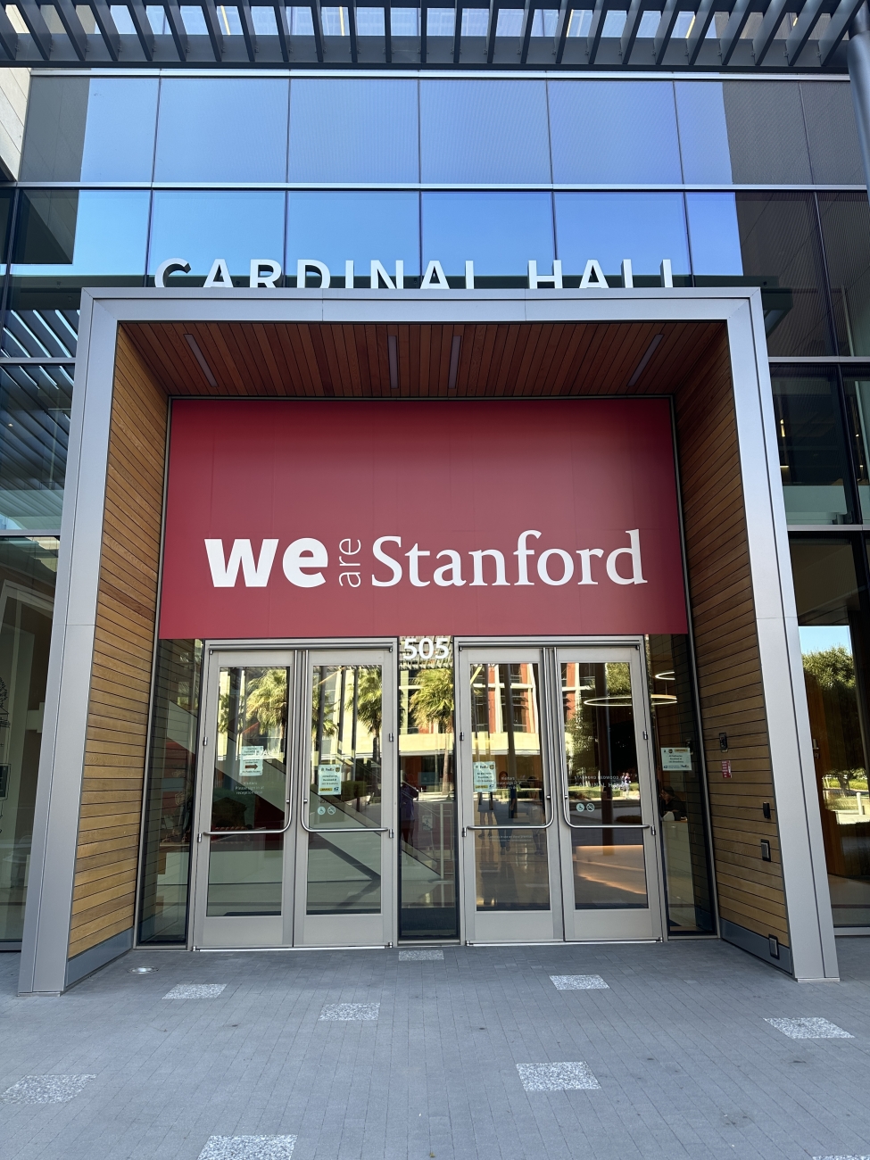 Front entrance of Cardinal Hall